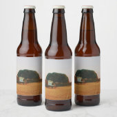 ポイントムグビーチ – パシフィックコーストハイウェイ – CA ビールラベル (ボトル)