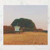 ポイントムグビーチ – パシフィックコーストハイウェイ – CA ビールラベル (シングルラベル)