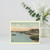 ポイントルックアウト、ロングアイランド、NYヴィンテージ ポストカード (スタンド正面)