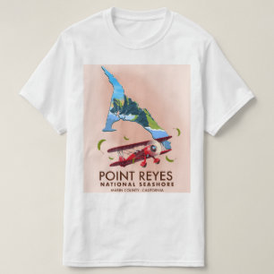 ポイントレイエスの国民の海岸旅行ポスター Tシャツ