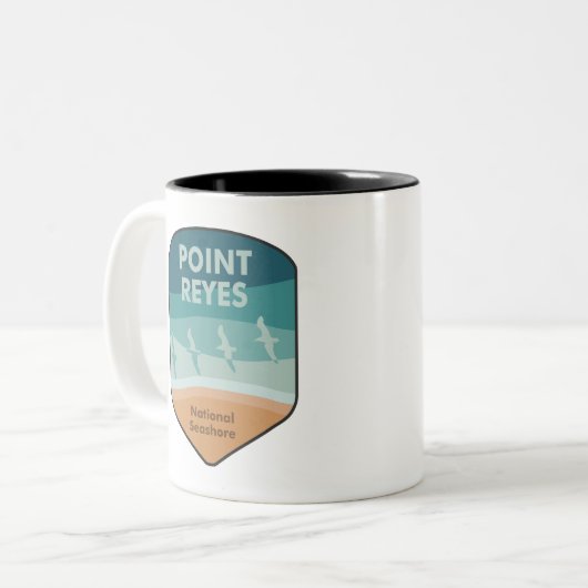 ポイントレイズナショナルシーショアカリフォルニアシーグルス ツートーンマグカップ (正面左)