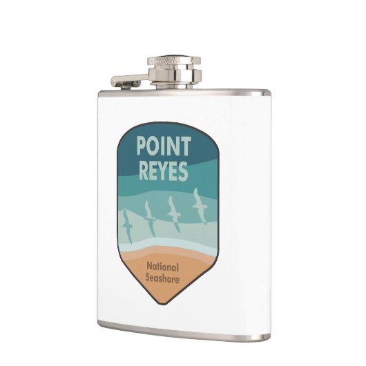 ポイントレイズナショナルシーショアカリフォルニアシーグルス フラスク (左)