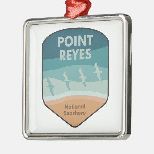 ポイントレイズナショナルシーショアカリフォルニアシーグルス メタルオーナメント (左)