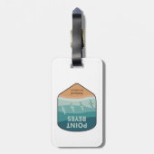 ポイントレイズナショナルシーショアカリフォルニアシーグルス ラゲッジタグ (裏面縦)