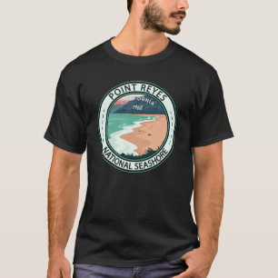 ポイントレイズナショナルシーショアカリフォルニアバッジ Tシャツ
