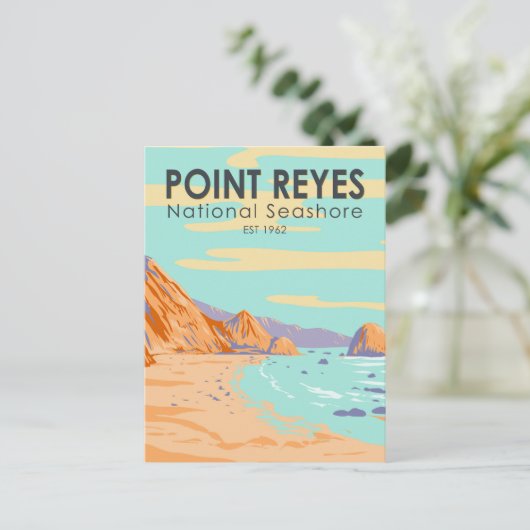 ポイントレイズナショナルシーショアヴィンテージ ポストカード (スタンド正面)