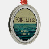 ポイントレイズナショナルシーショア海バード メタルオーナメント (右)