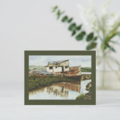 ポイントレイズボート – ミニ収集可能プリント ポストカード (スタンド正面)