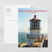 ポイントレイズライトハウスカリフォルニアポストカード ポストカード (正面/裏面)