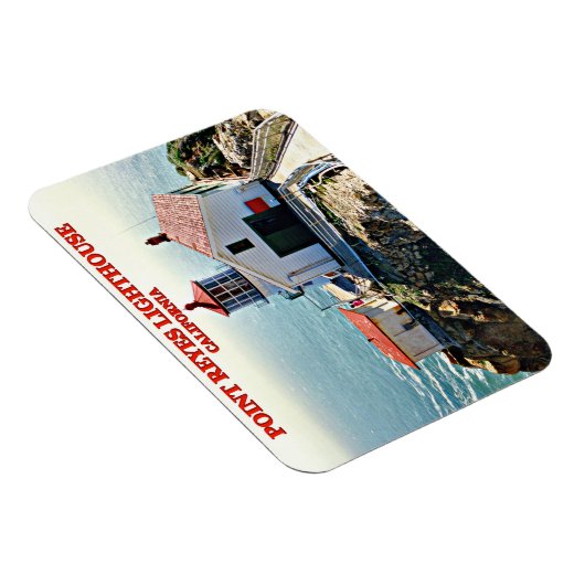 ポイントレイズライトハウス、カリフォルニア州フレキシマグネット マグネット (右側)