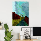 ポイントレイズライトハウス ポスター (ホームオフィス)