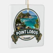 ポイントロボスカリフォルニアトラベルバッジ セラミックオーナメント (右)