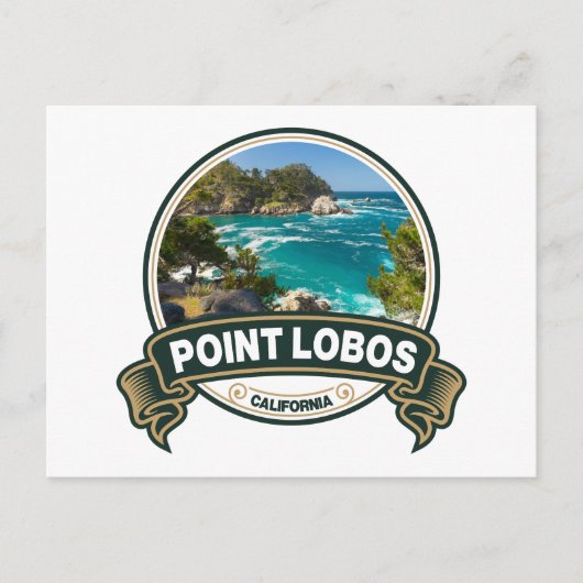 ポイントロボスカリフォルニアトラベルバッジ ポストカード (正面)