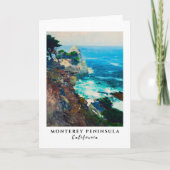 ポイントロボスモントレーペニンシュラカリフォルニアシースケープ カード (正面)