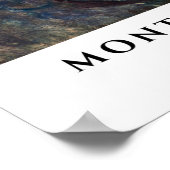 ポイントロボスモントレーペニンシュラカリフォルニアシースケープ ポスター (角)