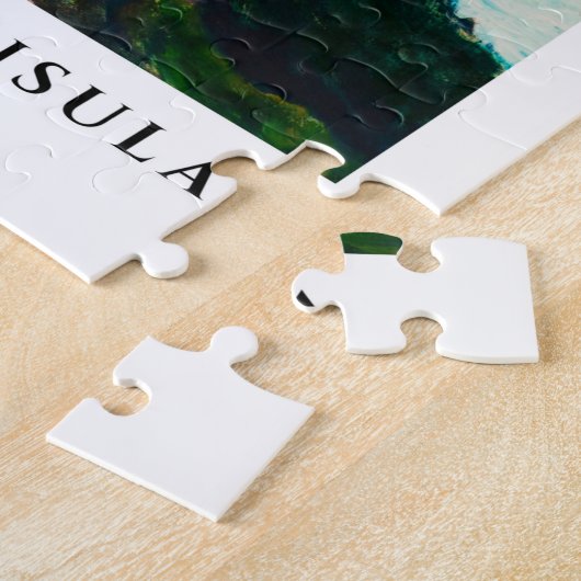 ポイントロボモントレーペニンシュラコースタルカリフォルニア ジグソーパズル (側面)