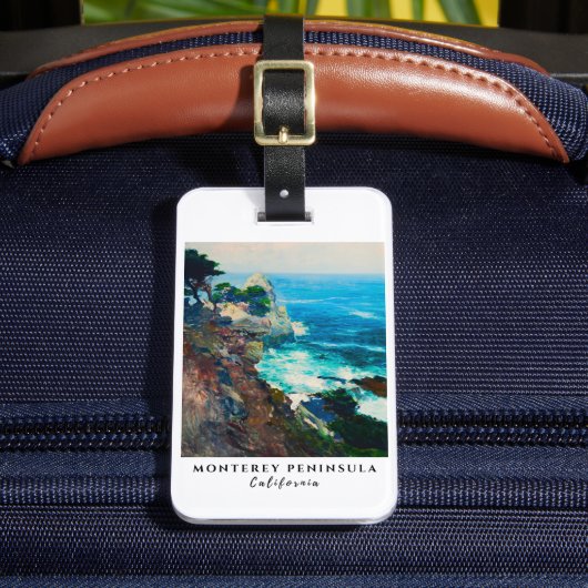 ポイントロボモントレーペニンシュラコースタルカリフォルニア ラゲッジタグ (正面インサイチュ2)
