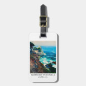 ポイントロボモントレーペニンシュラコースタルカリフォルニア ラゲッジタグ (正面縦)