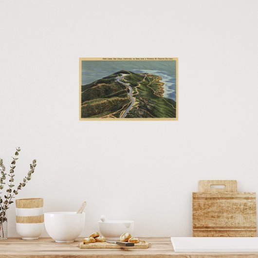 ポイントロマの上空表示 ポスター (キッチン)