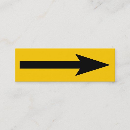 ポイント全体 – 黒と琥珀 スキニー名刺 (正面)