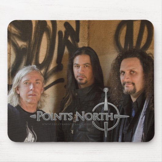 ポイント北の"落書き" マウスパッド (正面)