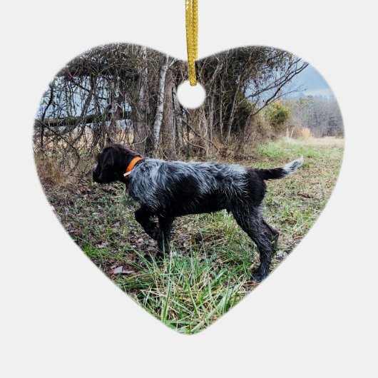 ポイント子犬 セラミックオーナメント (正面)