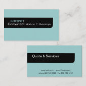 ポイント平野男らしくミニマルな色に 名刺 (正面/裏面)