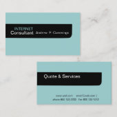 ポイント平野男らしくミニマルな色に 名刺 (正面/裏面)