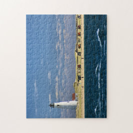 ポイント灯台Nantucket素晴らしいMAのジグソーパズル ジグソーパズル