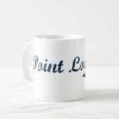 ポイント眺望のニューヨークのクラシックなデザイン コーヒーマグカップ (正面左)