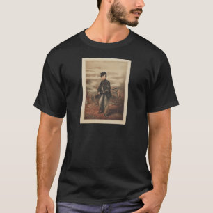 ポイント眺望の連合ドラマーの男の子ジョンClem Tシャツ