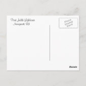 ポイント・ジュディス灯台のポストカード ポストカード (裏面)