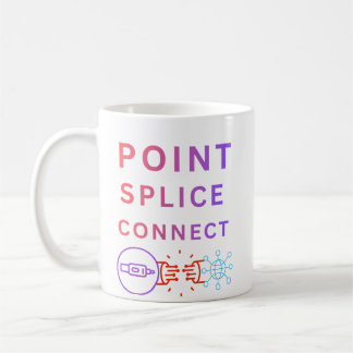 ポイント、スプライス、コネクト コーヒーマグカップ