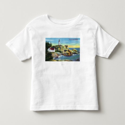 ポイントAtkinsonの灯台2の眺め トドラーTシャツ (正面)