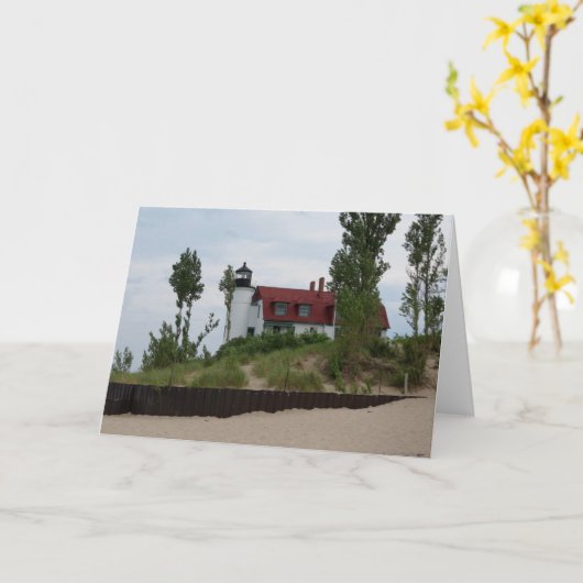 ポイントBetsieの灯台 カード (黄色い花)