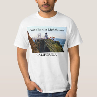 ポイントBonitaの灯台、カリフォルニアTシャツ Tシャツ