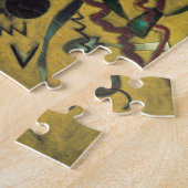 ポイントby Wassily Kandinsky,ヴィンテージ表現主義 ジグソーパズル (側面)