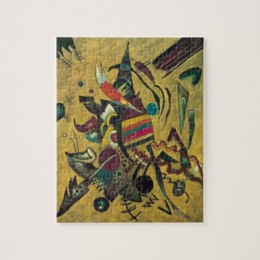 ポイントby Wassily Kandinsky,ヴィンテージ表現主義 ジグソーパズル (縦)
