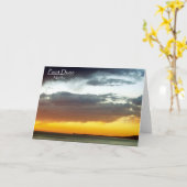 ポイントDumeの日没 カード (黄色い花)
