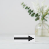 ポイントII全体 – 白黒 スキニー名刺 (スタンド正面)