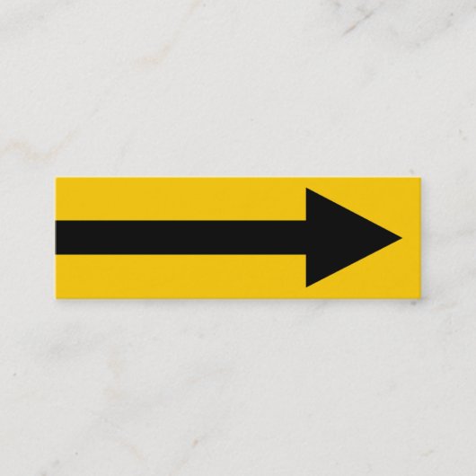 ポイントII全体 – 黒と琥珀 スキニー名刺 (正面)