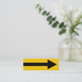 ポイントII全体 – 黒と琥珀 スキニー名刺 (スタンド正面)