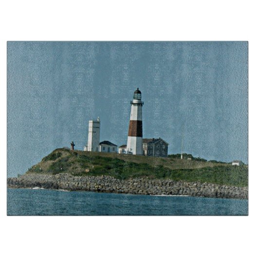 ポイントMontaukの灯台に切って下さい カッティングボード (正面)