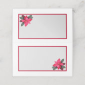 ポイン独身のセチア伝統的デザイン プレイスカード (外部開封)