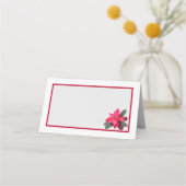 ポイン独身のセチア伝統的デザイン プレイスカード (裏面)