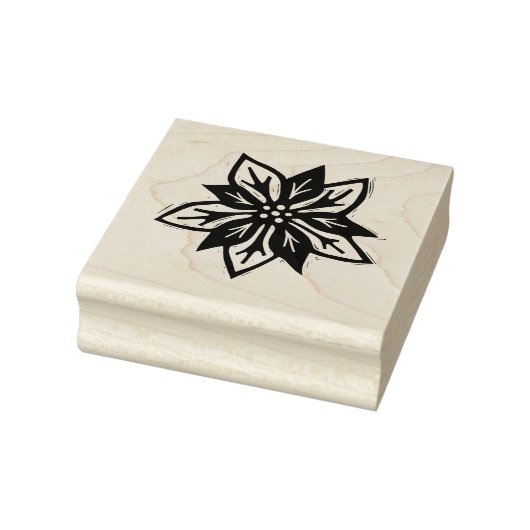 ポイン素朴セティアクリスマスフォークアートフラワー ラバースタンプ (スタンプ)