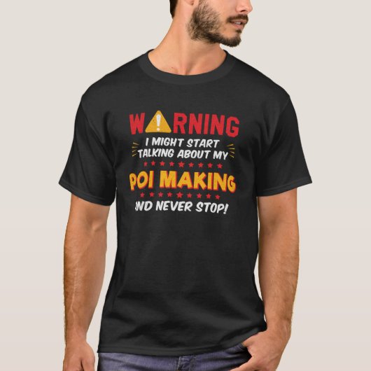 ポイ作りポイメーカーのジョークのグラフィック Tシャツ (正面)