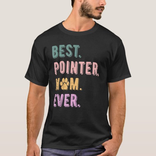 ポイ最高のンタMom Ever German Shorthaired Pointer G Tシャツ (正面)