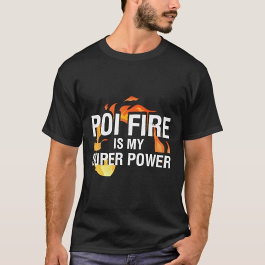 ポイ火は私のすごい力ポイ実行者ポイ Tシャツ (正面)