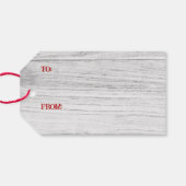 ポイ素朴ンセティアガーランド動揺してオンウッド ギフトタグ (裏面横)